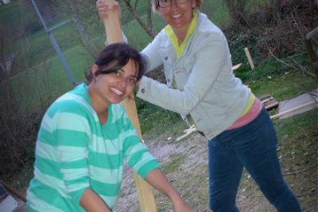 Frauenpower: Daniela und Claudia